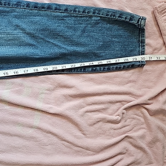 Michael Kors SkinnyBlue Jeans With Sequins Detailing in Women's Size 16W EUC - Picture 8 of 9